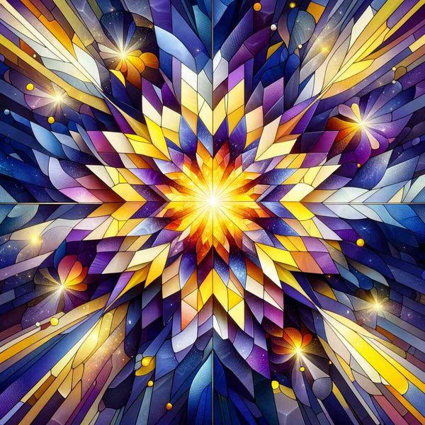 Flower Mosaic — Diamond Painting Kit design