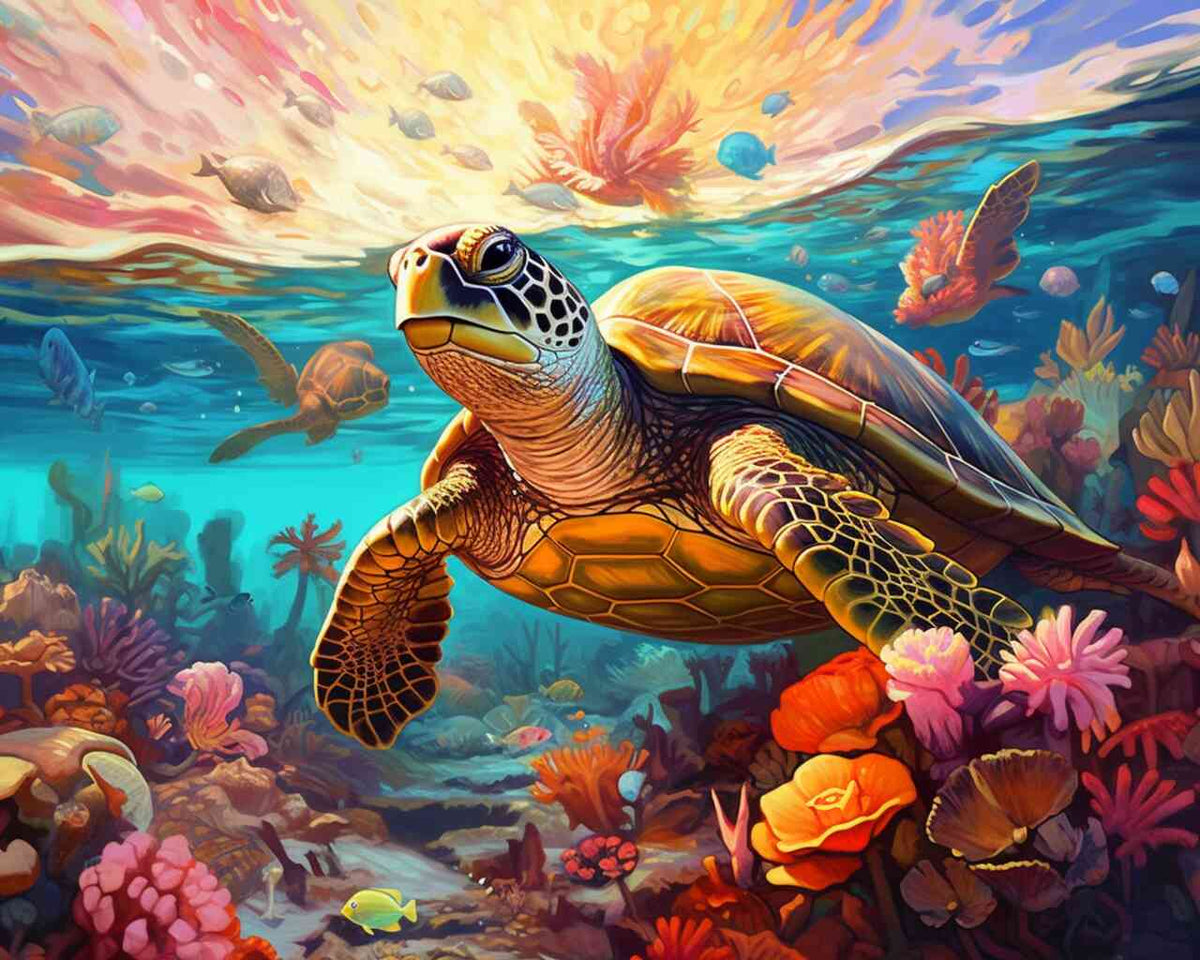 Melody of the Sea — Diamond Painting Kit design