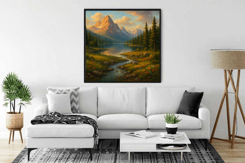 Longing for Stillness — Diamond Painting Kit, product view 2