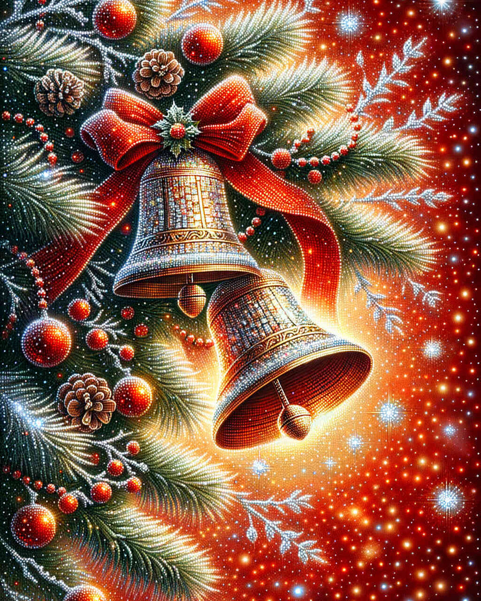 Christmas bells — Diamond Painting Kit design