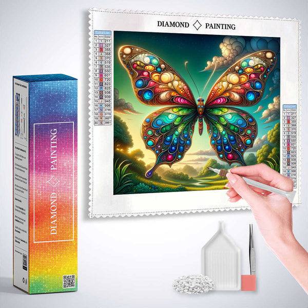 Color dance of life — Diamond Painting Kit, product view 3