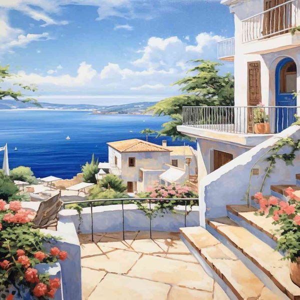 Mediterranean Dream — Diamond Painting Kit design