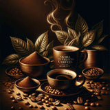 Coffee beans, ground — Diamond Painting Kit design