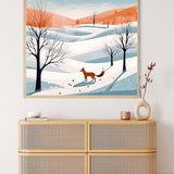 Fox in the snow (DP-2988) — Diamond Painting Kit, product view 3