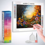 Flowers at the Forest's Edge — Diamond Painting Kit, product view 3