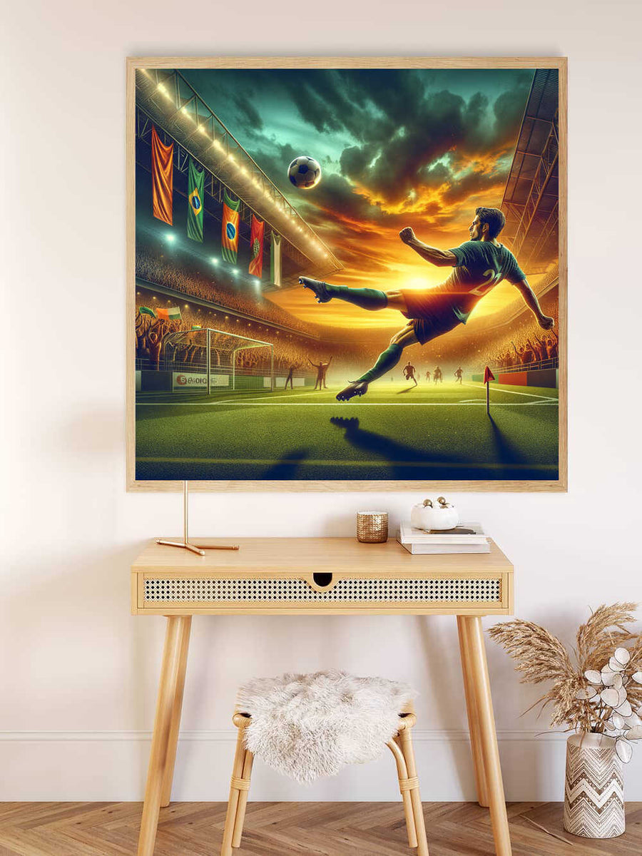 Triumph in the evening sky — Diamond Painting Kit, product view 2
