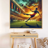 Triumph in the evening sky — Diamond Painting Kit, product view 2