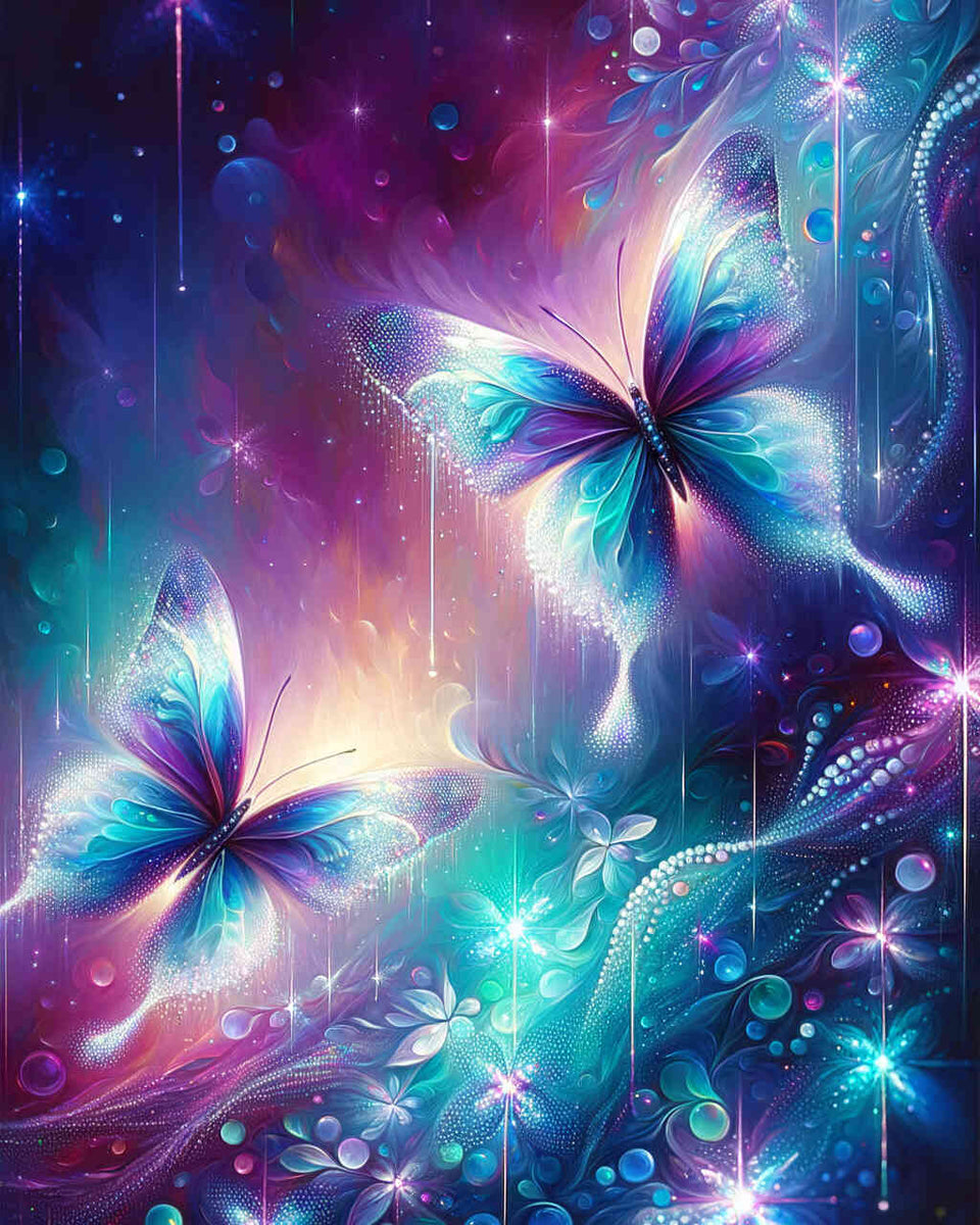 Butterfly couple — Diamond Painting Kit design
