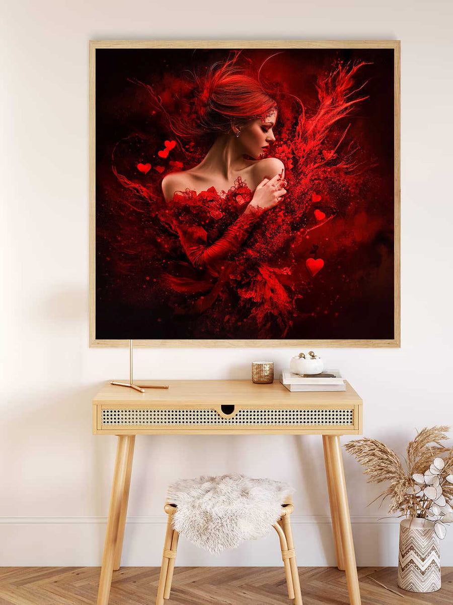 Flames of Passion — Diamond Painting Kit, product view 2