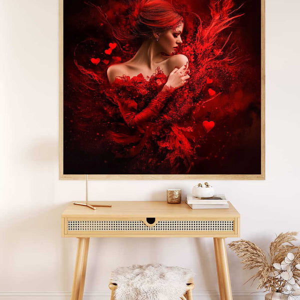 Flames of Passion — Diamond Painting Kit, product view 2