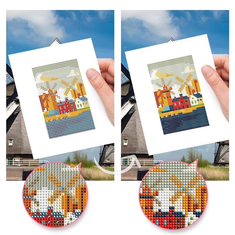 City Collection, Set of 10 — Mini Diamond Painting Set, product view 13