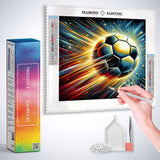 Soccer game — Diamond Painting Kit, product view 3