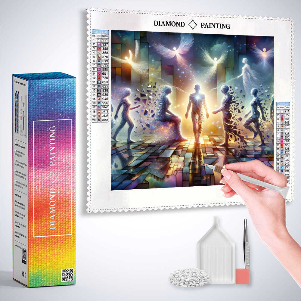 Transformation of Consciousness — Diamond Painting Kit, product view 3