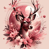 Deer in Pink — Diamond Painting Kit design