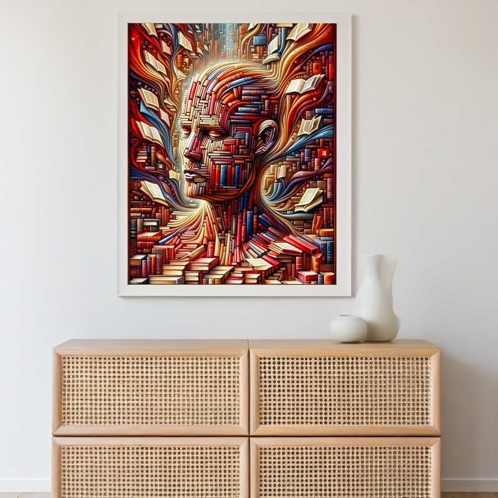 Book Man — Diamond Painting Kit, product view 2