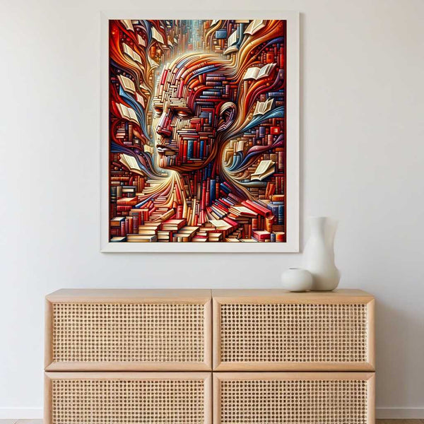 Book Man — Diamond Painting Kit, product view 2