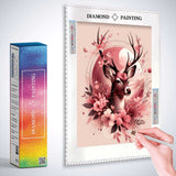 Deer in Pink — Diamond Painting Kit, product view 2