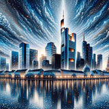 Frankfurt Skyline — Diamond Painting Kit design