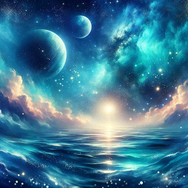 Water between Worlds — Diamond Painting Kit design