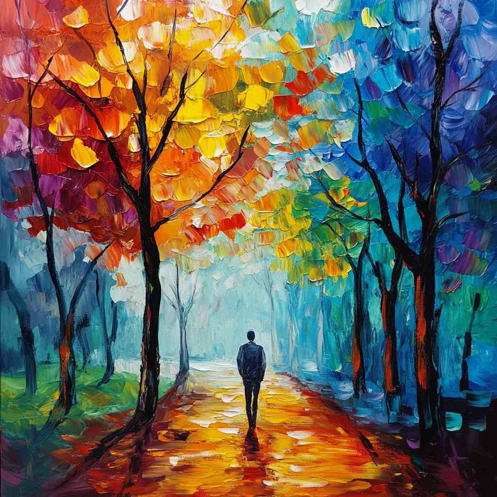 Colors of Reflection — Diamond Painting Kit design