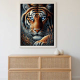Tiger on the lookout — Diamond Painting Kit, product view 2