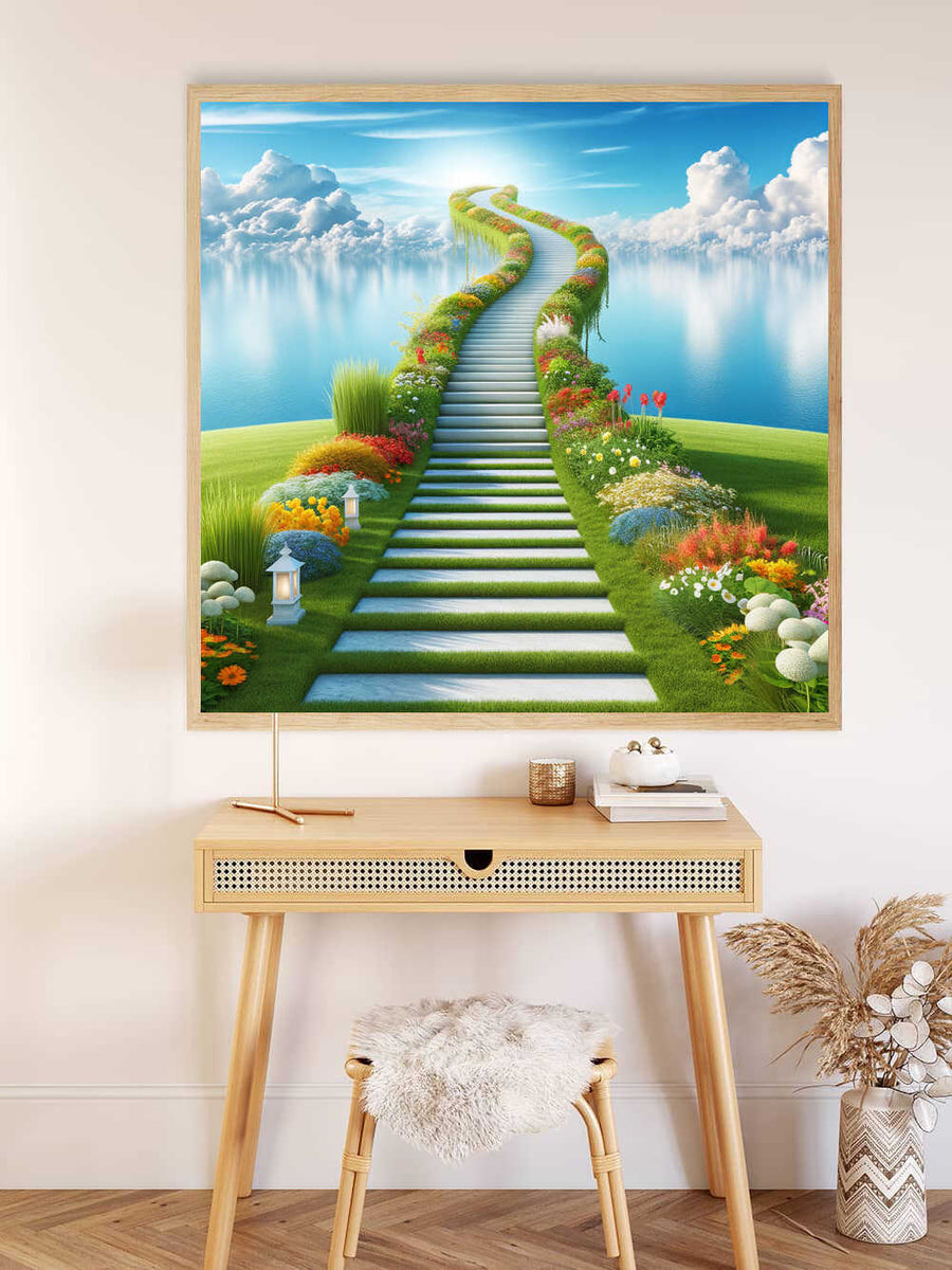 Path to paradise — Diamond Painting Kit, product view 2