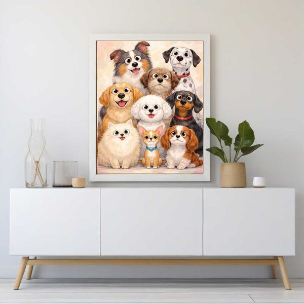 Happy Paws — Diamond Painting Kit, product view 2