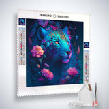 Mystic cat of prey — AB Diamond Painting Kit, product view 2