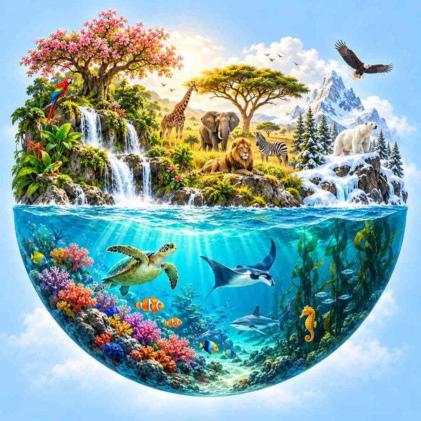 World of Animals — Diamond Painting Kit design