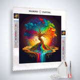 Color Flow Tree — AB Diamond Painting Kit, product view 2