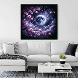 Purple Full Moon — Diamond Painting Kit, product view 2