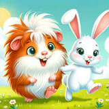 Happy companions — Diamond Painting Kit design