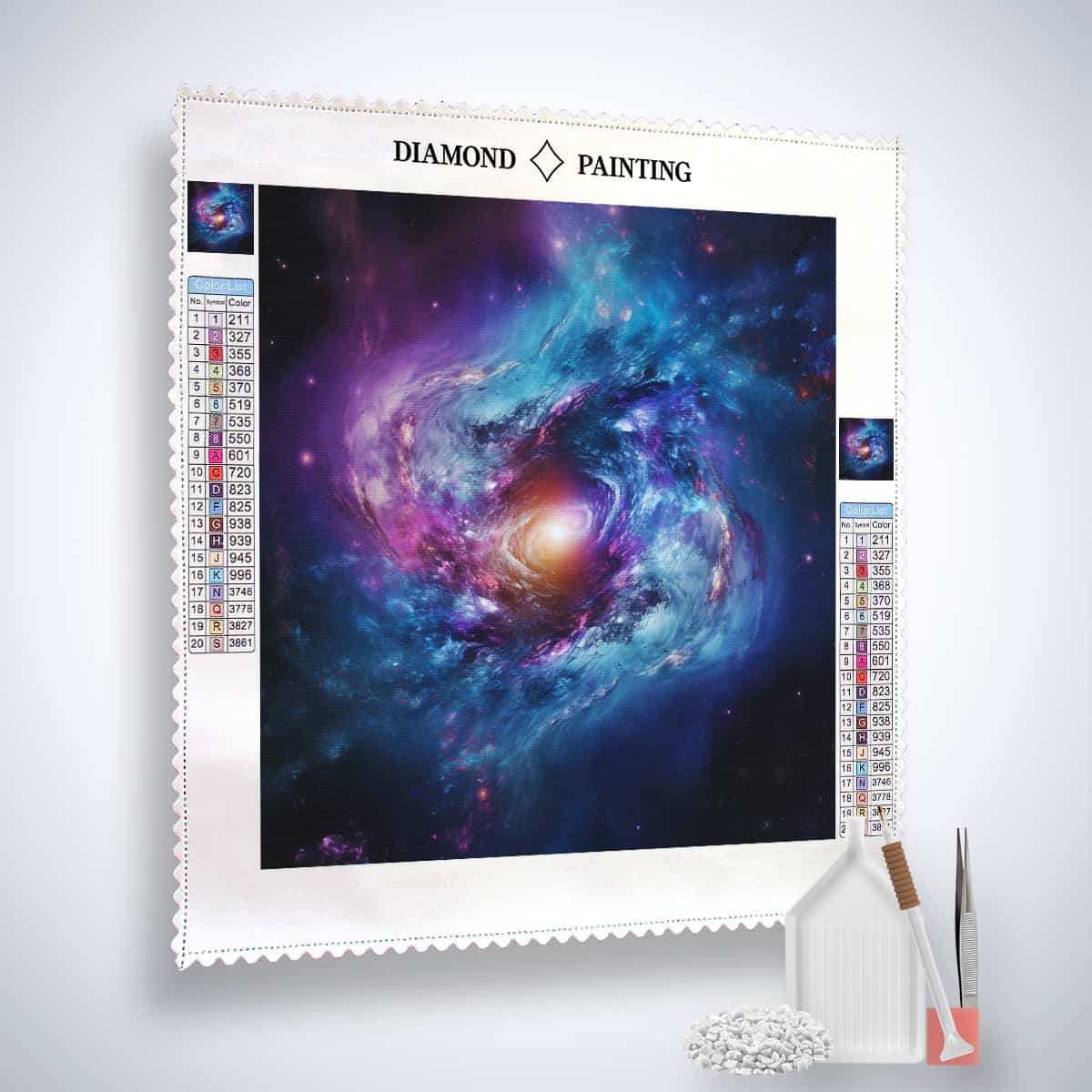 Cosmic harmony — Diamond Painting Kit, product view 2