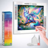 The Winged Forest Cat — Diamond Painting Kit, product view 3