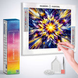 Flower Mosaic — Diamond Painting Kit, product view 3