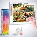 Cows on the Farm — Diamond Painting Kit, product view 3