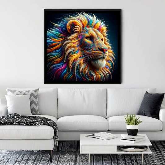 Majestic riot of color — Diamond Painting Kit, product view 2
