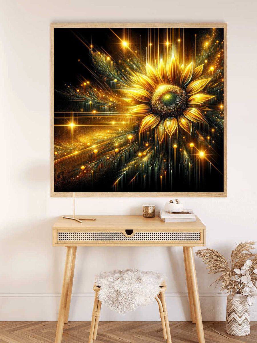 Sunflower — Diamond Painting Kit, product view 2