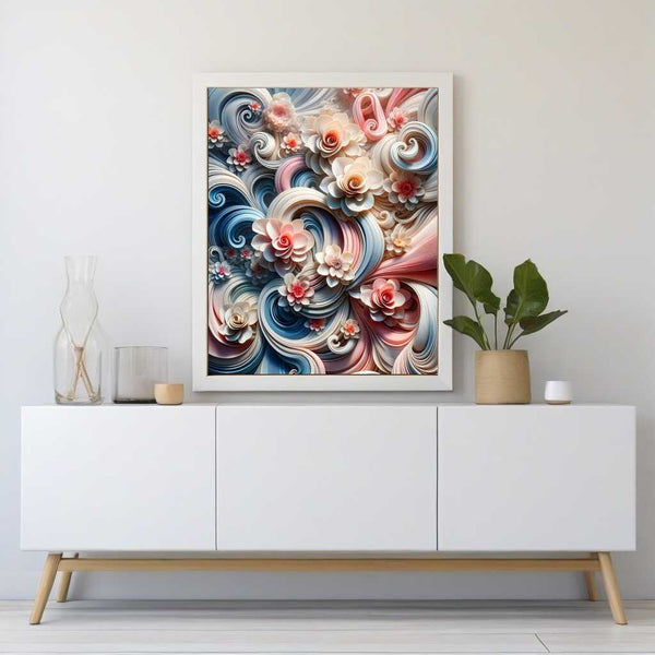 Flower Whirl — Diamond Painting Kit, product view 2