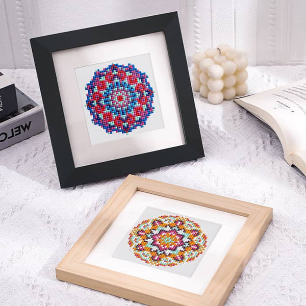 Mandala Magic, Set of 12 — Mini Diamond Painting Set, product view 3