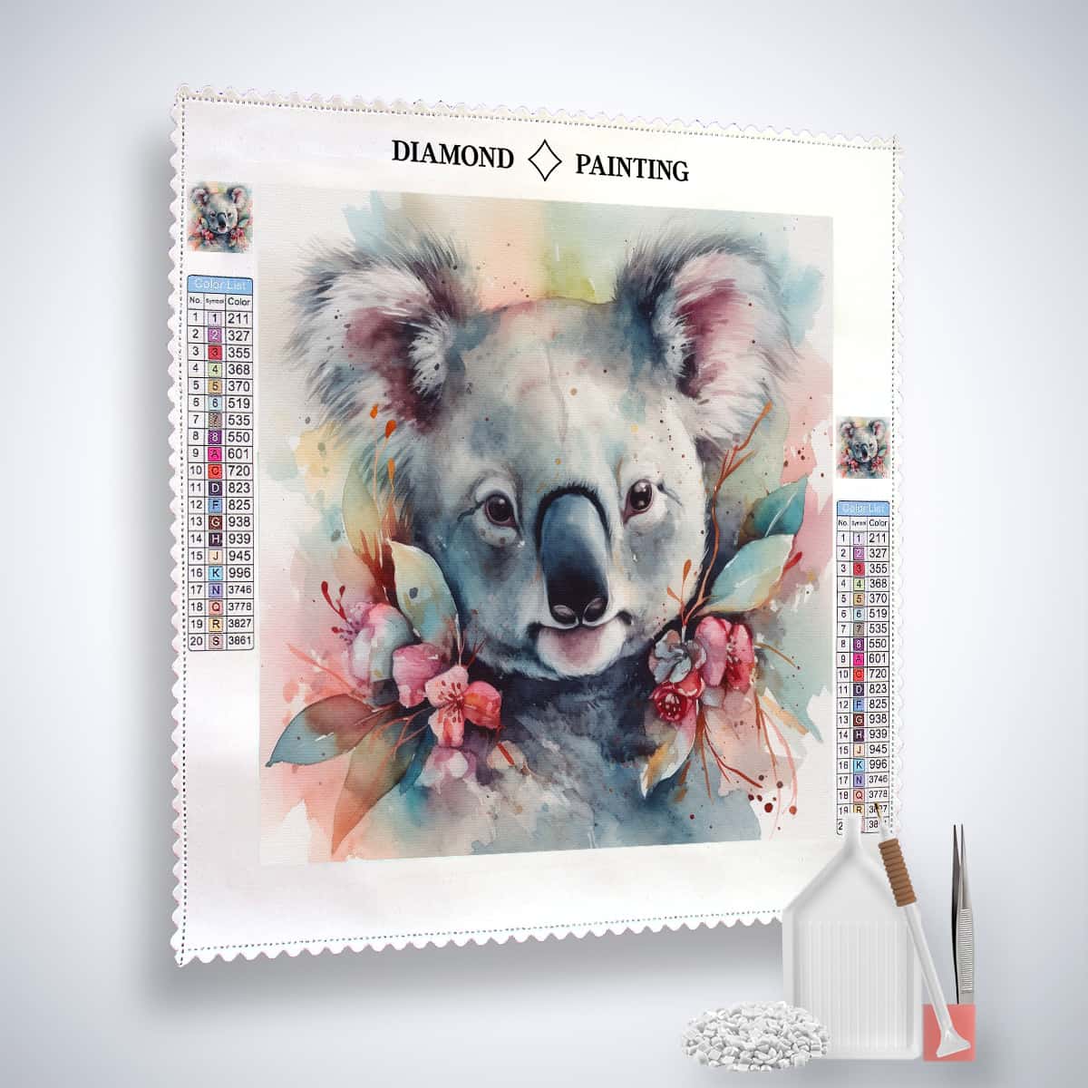 Cuddly Koala — Diamond Painting Kit, product view 2