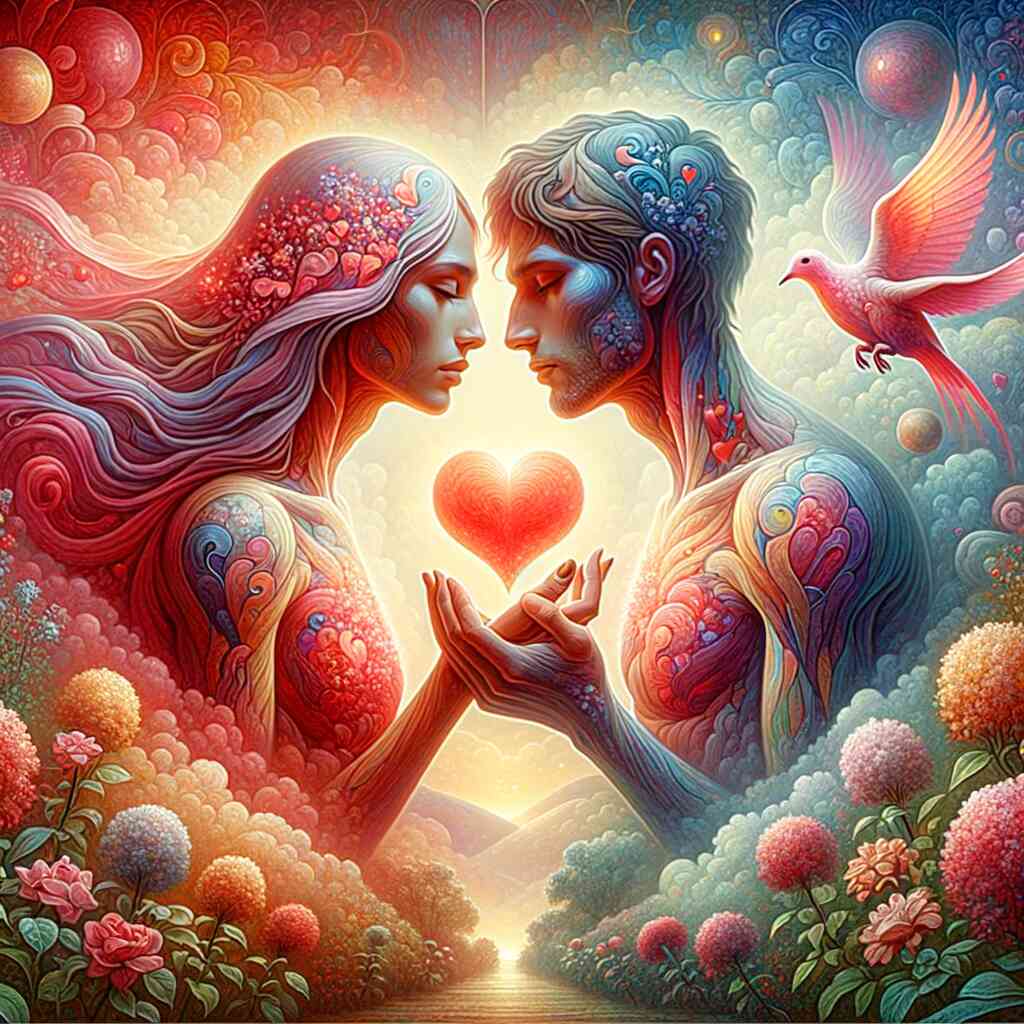 Whisper of the heart — Diamond Painting Kit design