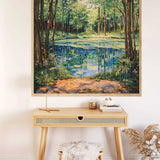 The Woodland Lake — Diamond Painting Kit, product view 2