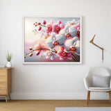 Pink and White Orchids — Diamond Painting Kit, product view 2