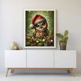 Christmas Owl — Diamond Painting Kit, product view 2