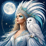 Queen of the Night — Diamond Painting Kit design