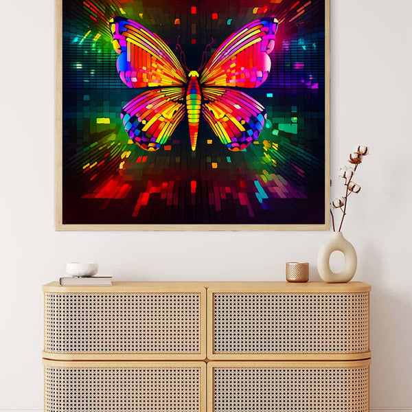 Butterfly Colored Frontal — AB Diamond Painting Kit, product view 3