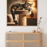 A Cat's Peaceful Sunbath — Diamond Painting Kit, product view 2