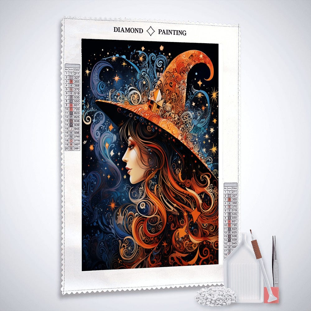 Witch cooking — Diamond Painting Kit, product view 2