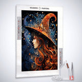 Witch cooking — Diamond Painting Kit, product view 2